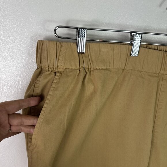 J.Crew Women's Plus 3X Pullon Wide Leg Stretch Pants Camel Tan EUC Inseam 27" - Picture 3 of 10